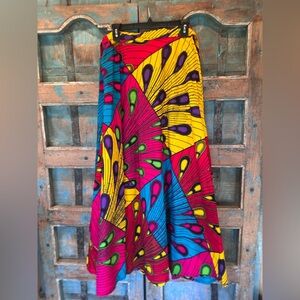 Vibrant Multicolor Women's Wrap Skirt